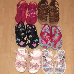 Toddler Girl Sandals size 7/8!